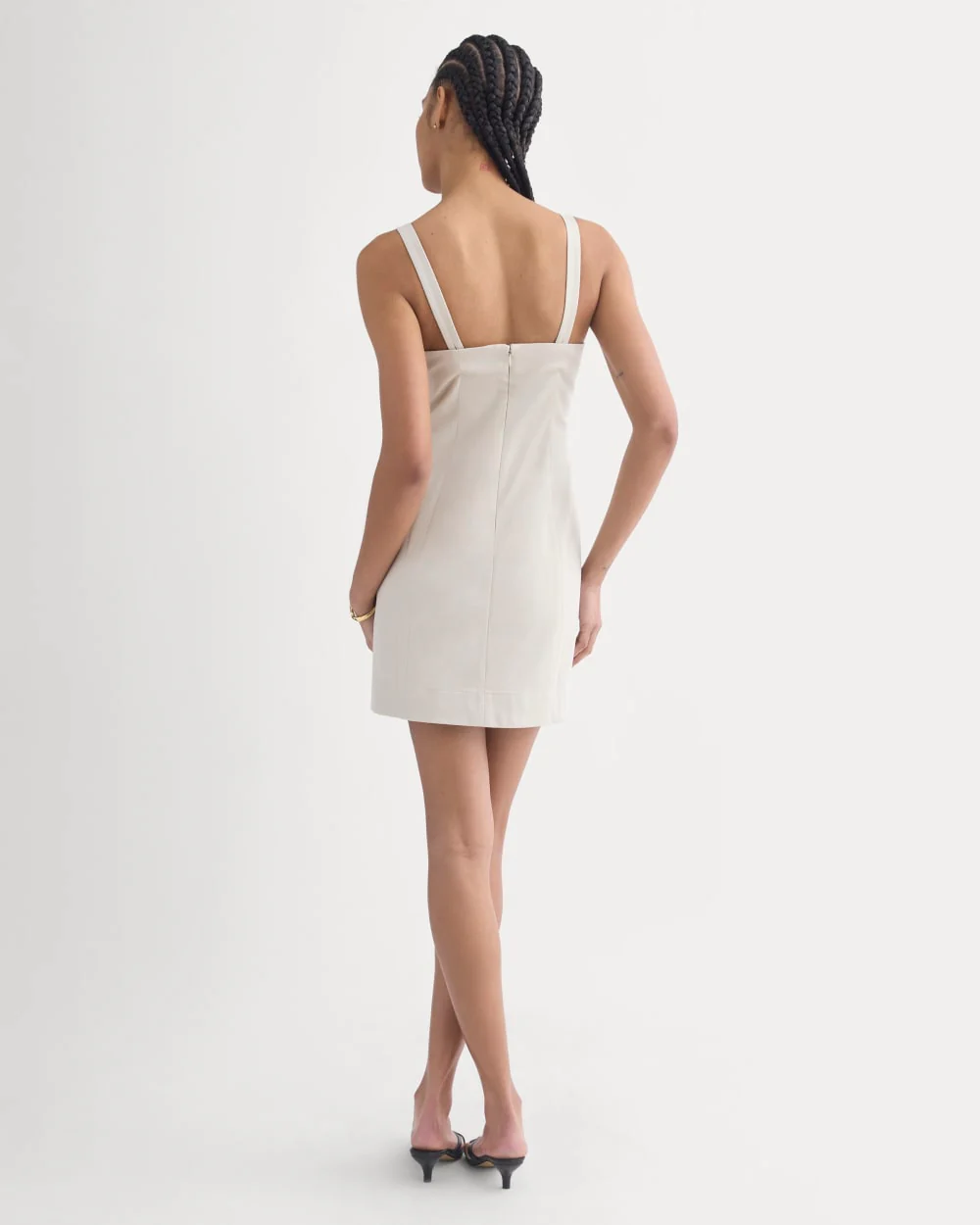 Seamed Mini Dress | Peyote - Image 6