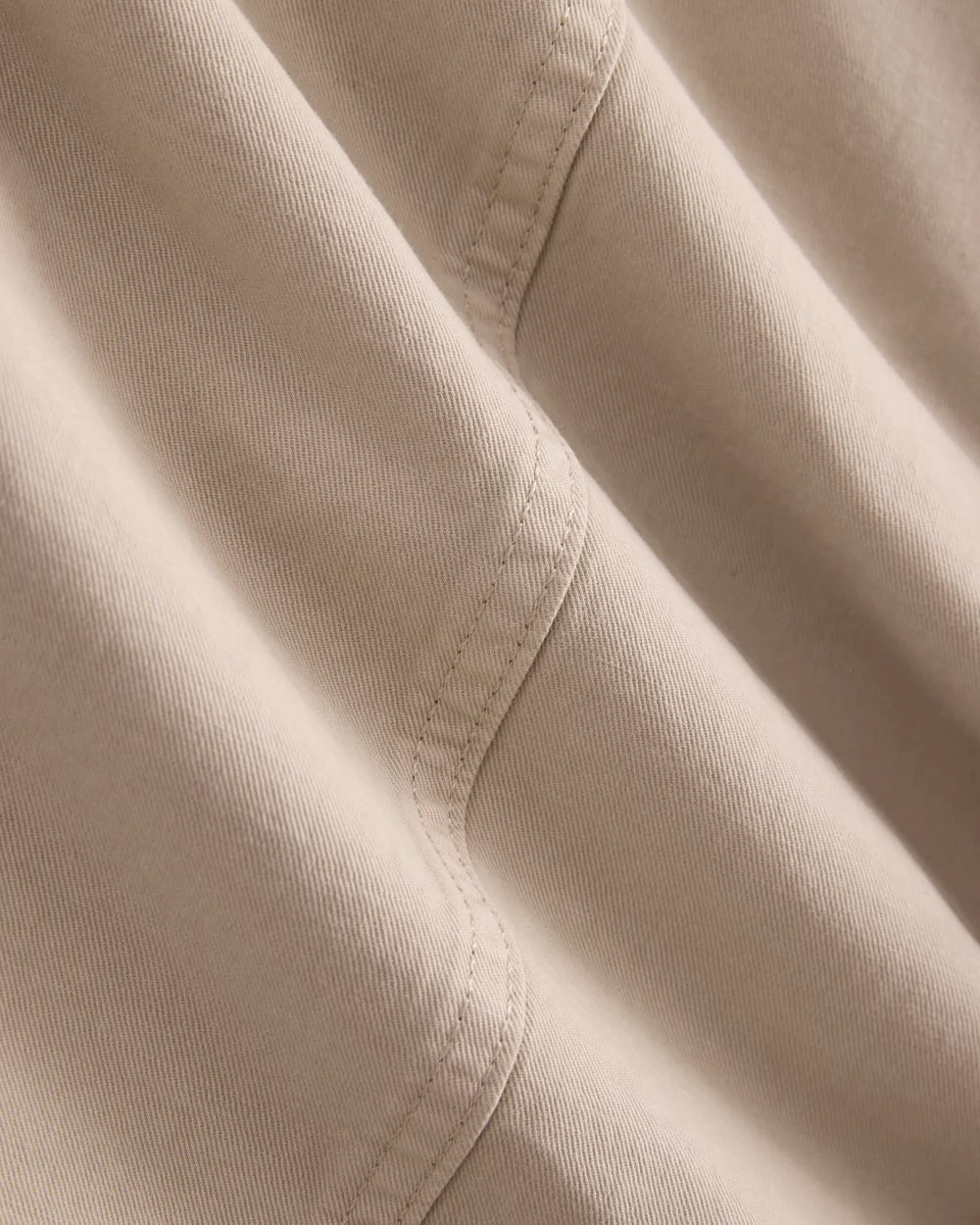 Seamed Wide-Leg Pant | Trench Coat Khaki - Image 4