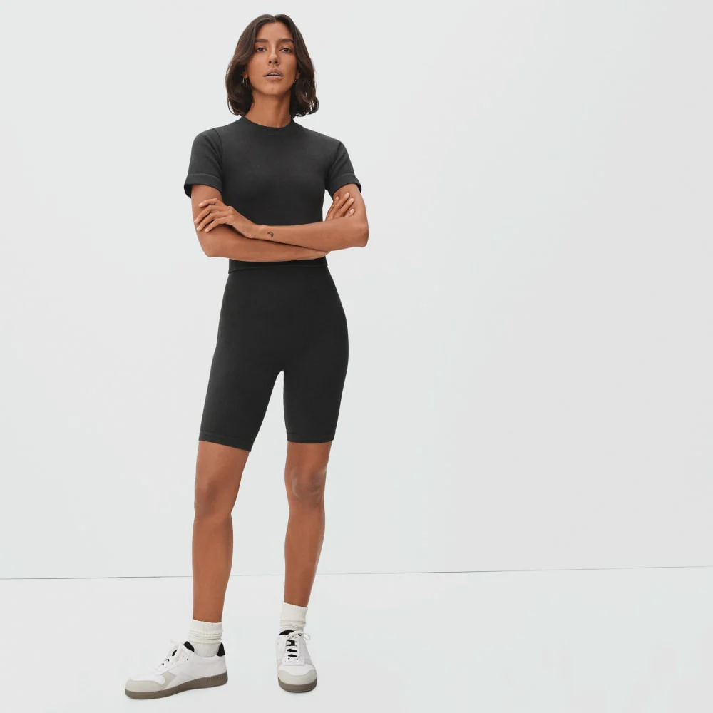The Seamless Tee | Black - Image 5