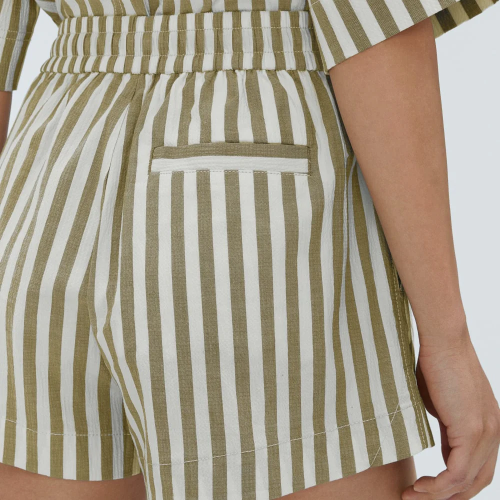 The Seersucker Boxer Short | Nutria / Off-White - Image 5