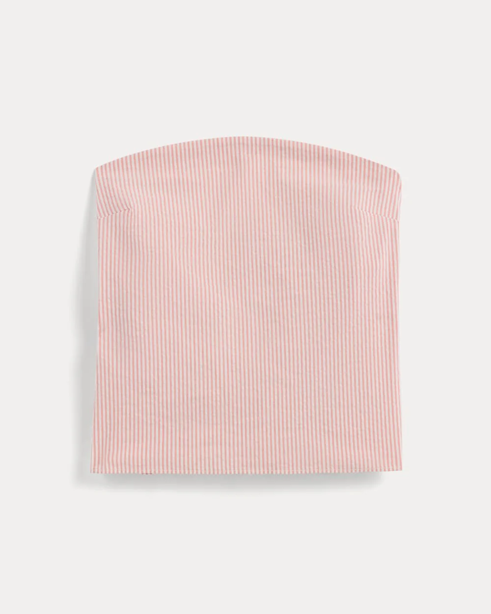 The Seersucker Tube Top | Soft Orange - Image 2