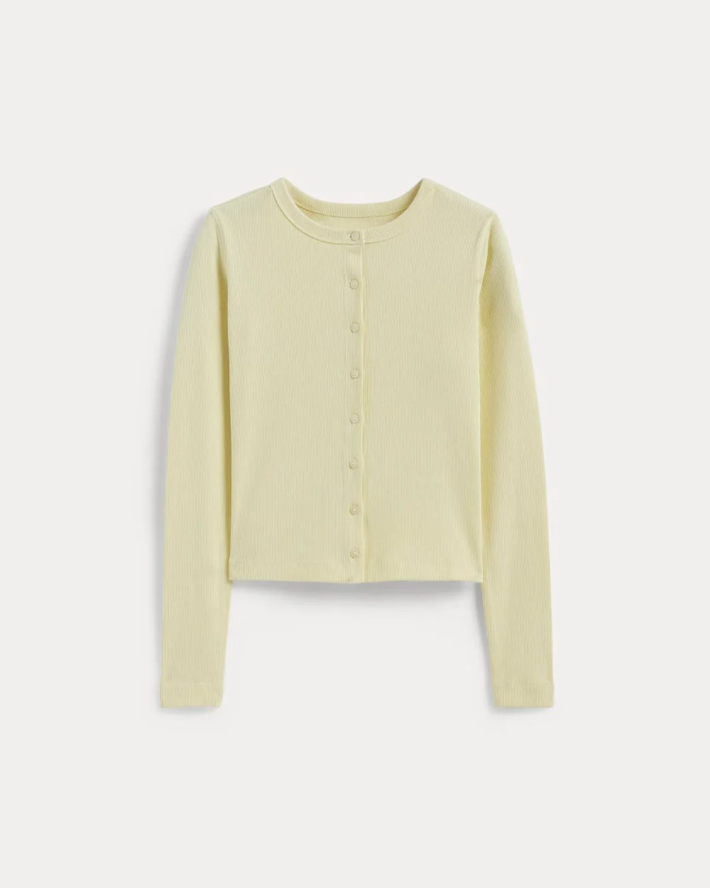 The Selfie Cardigan | Light Yellow - Image 2