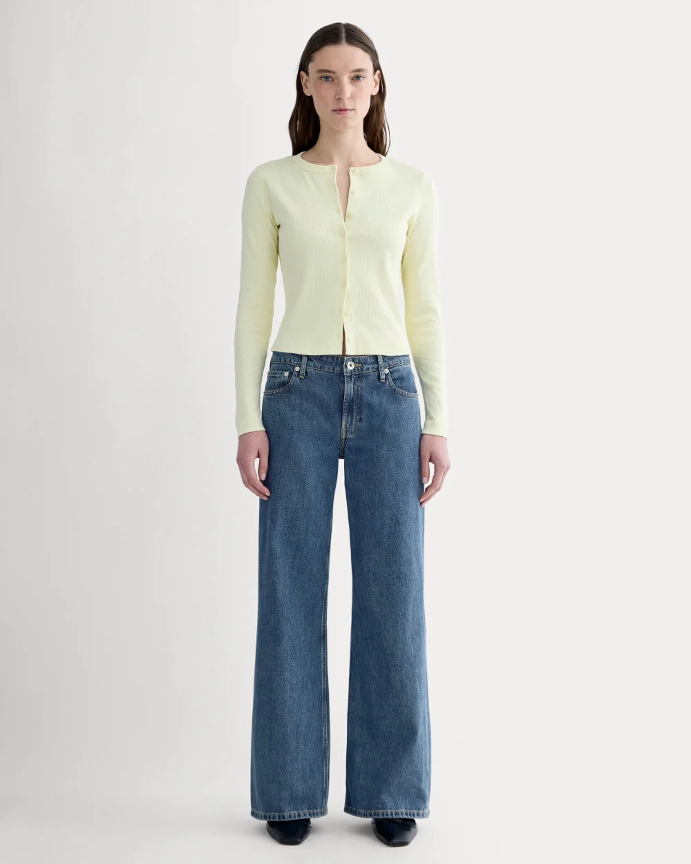 The Selfie Cardigan | Light Yellow - Image 3