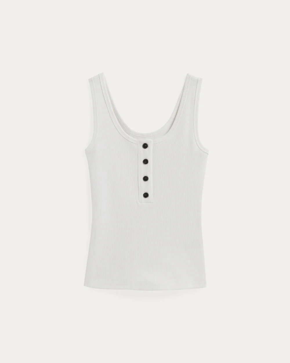 The Selfie Henley Tank | White - Image 2
