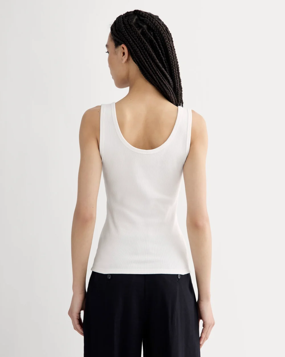 The Selfie Henley Tank | White - Image 5