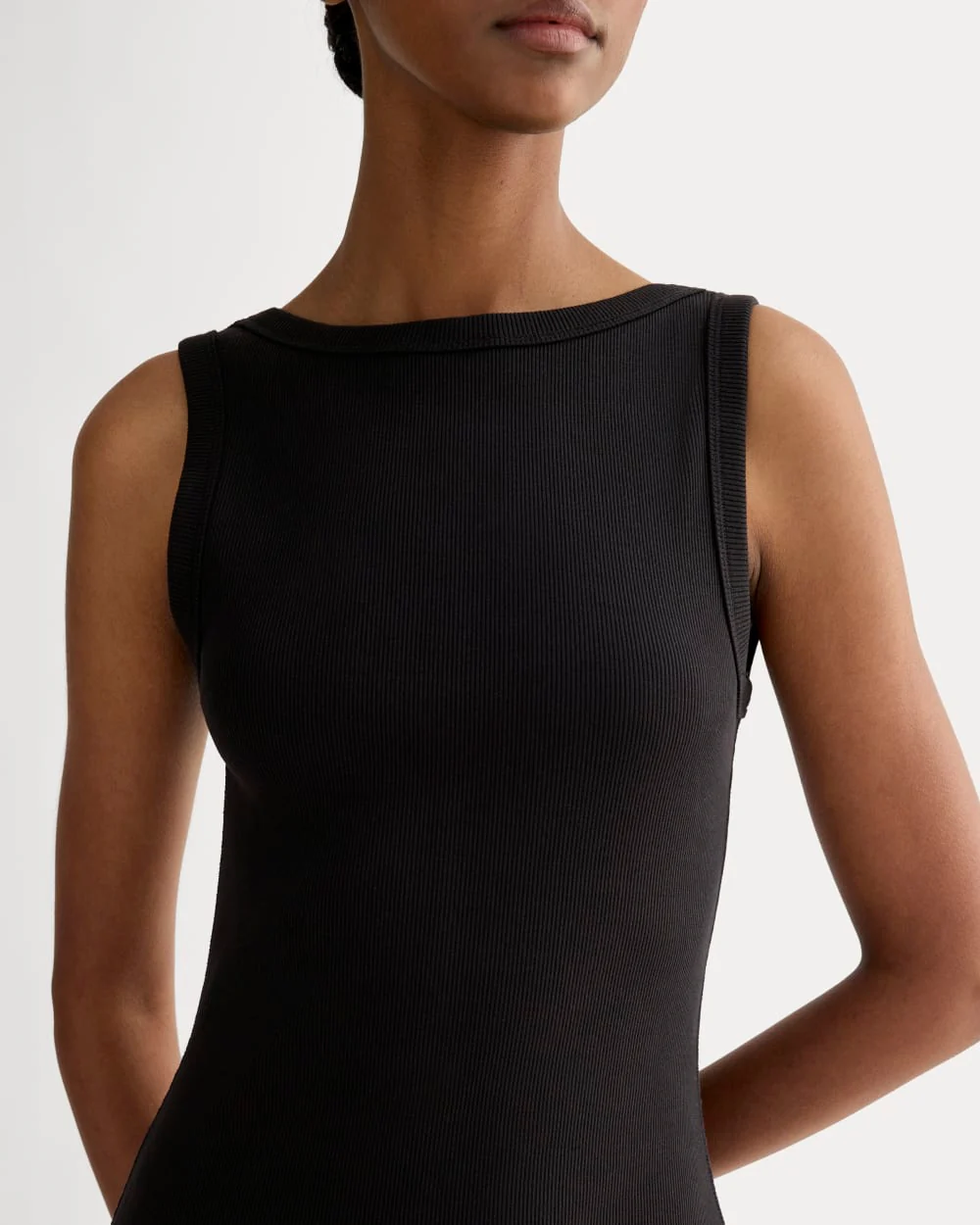 The Selfie Tank Dress | Black - Image 4