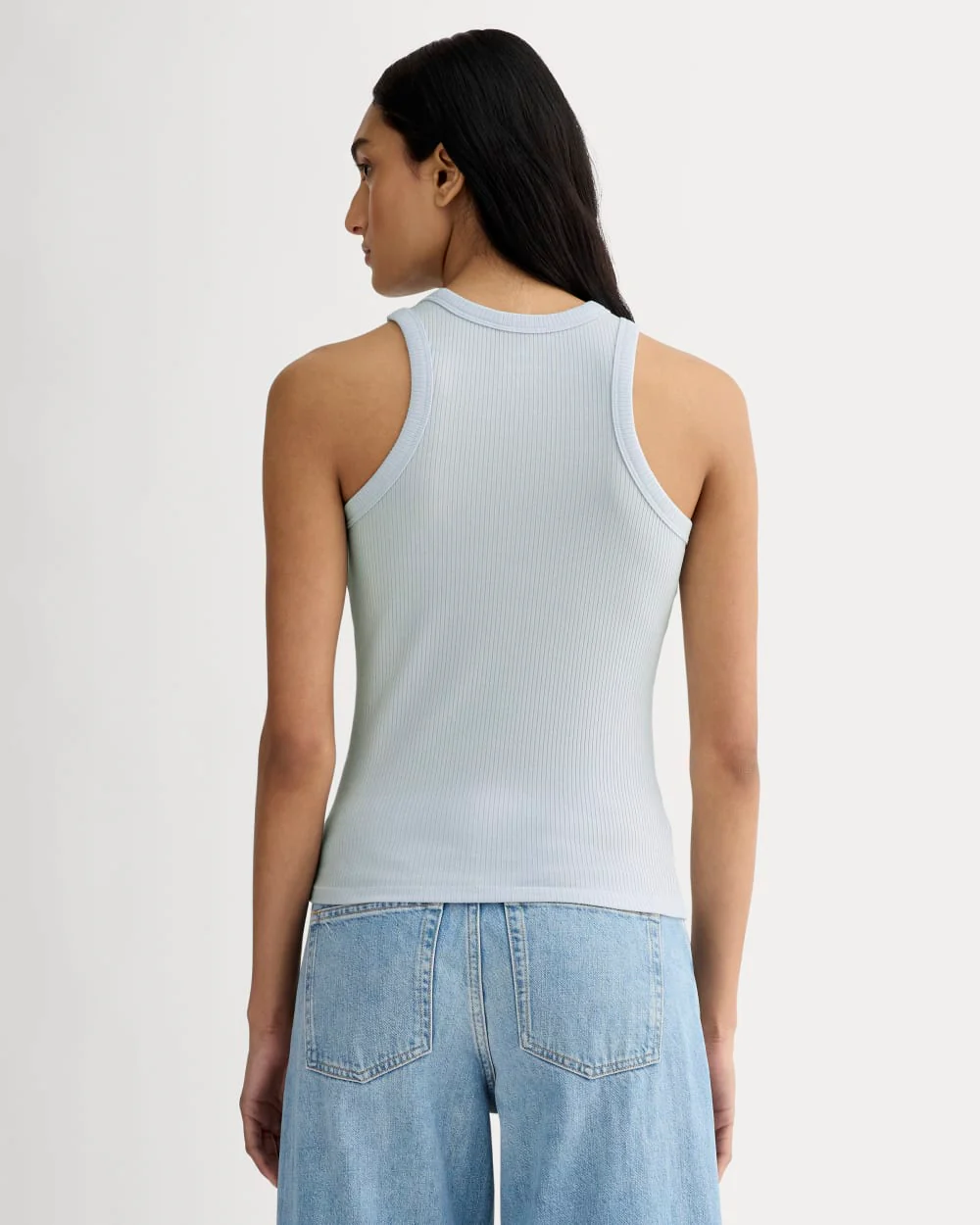 The Shimmy Cutaway Tank | Air Blue - Image 4