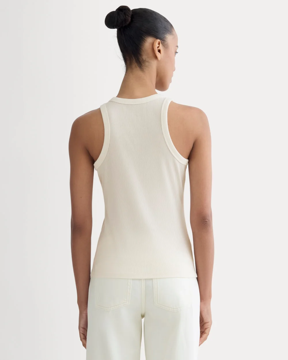 The Shimmy Cutaway Tank | Bone - Image 4