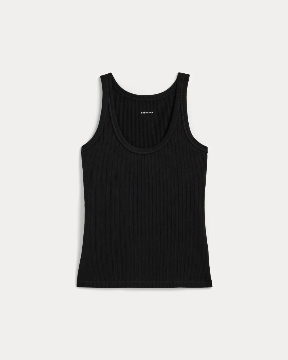 The Shimmy Scoop-Neck Tank | Black - Image 2