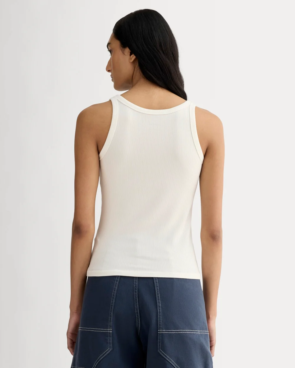 The Shimmy Scoop-Neck Tank | Bone - Image 4