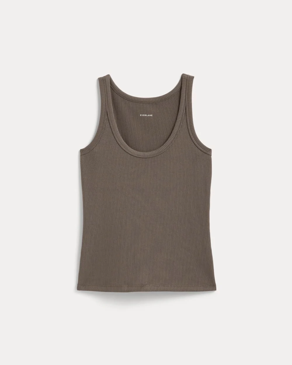 The Shimmy Scoop-Neck Tank | Taupe - Image 2