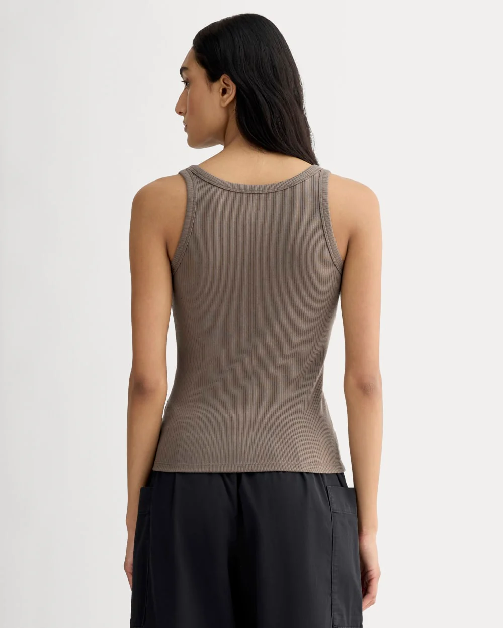 The Shimmy Scoop-Neck Tank | Taupe - Image 4