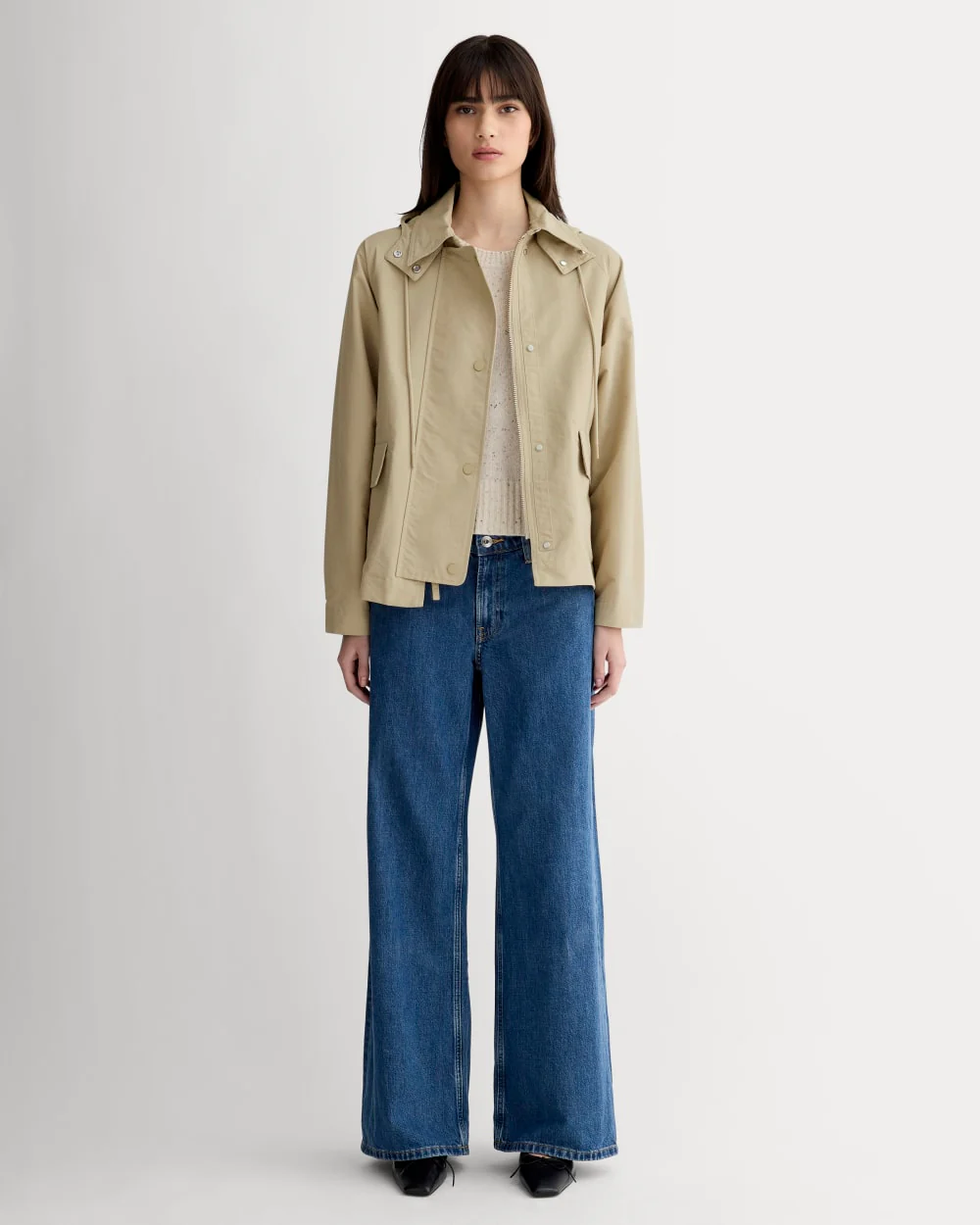 The Short Anorak | Trench Coat Khaki - Image 3