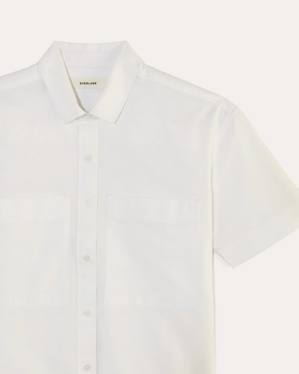 The Short-Sleeve Boxy Oxford | White - Image 6
