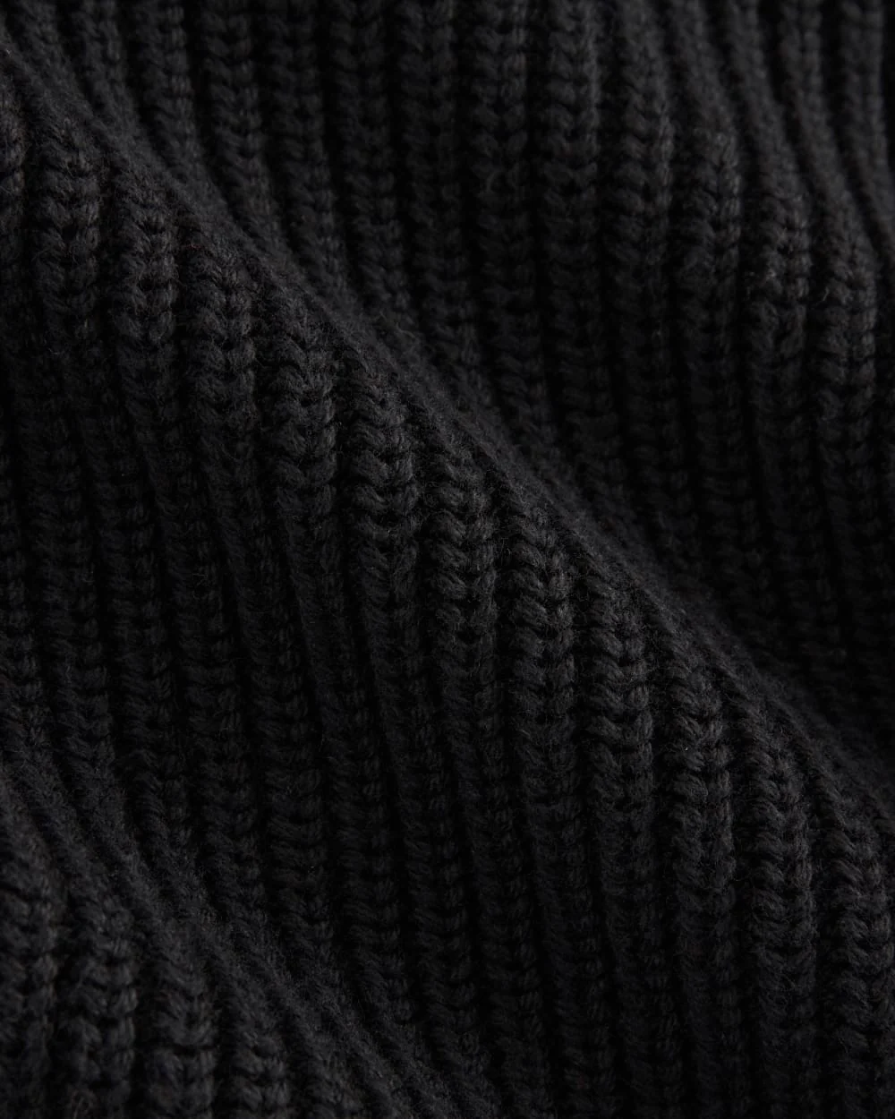 Shrunken Cardigan in Everyday Cotton | Black - Image 7