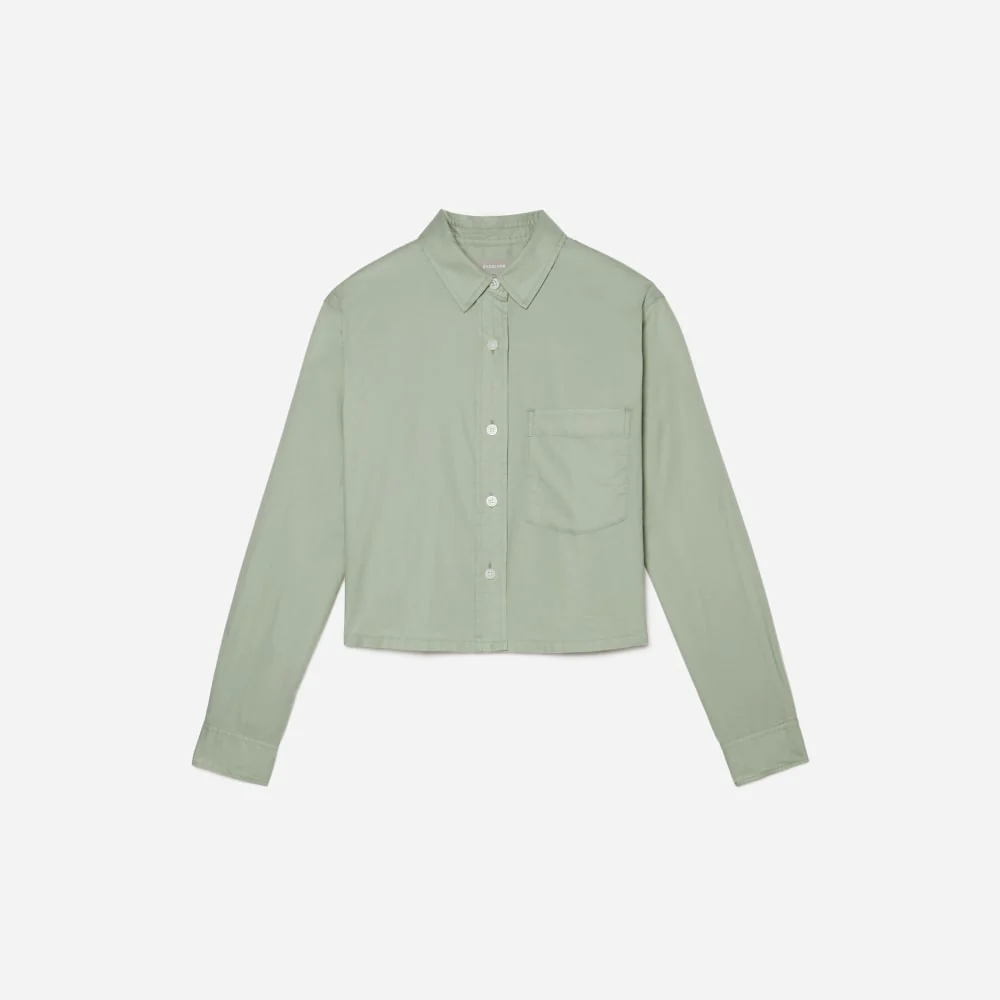 The Way-Short Shirt in Silky Cotton | Laurel