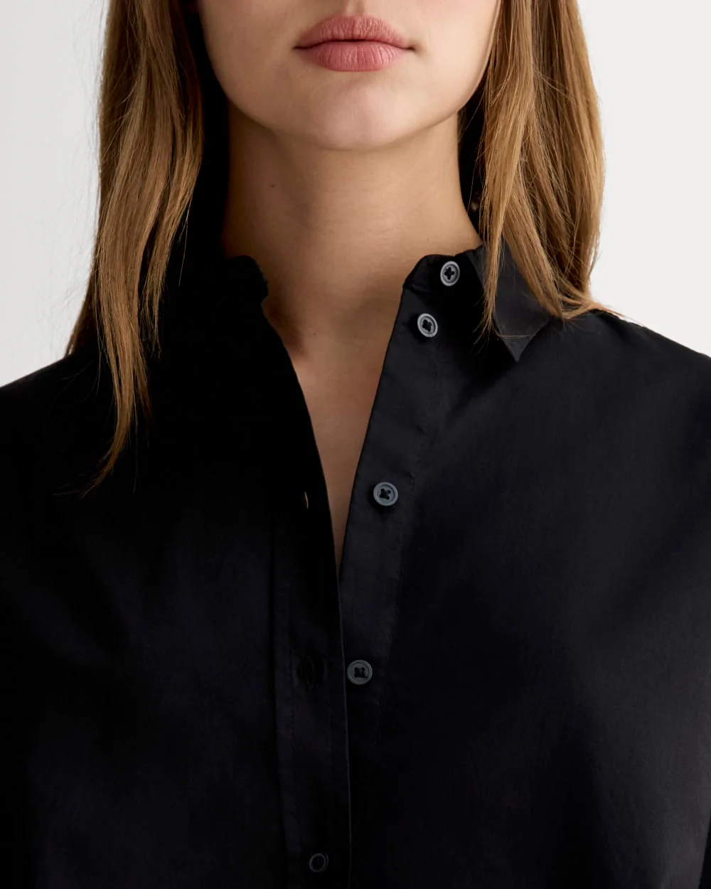 The Must-Have Shirt in Silky Cotton | Black - Image 4