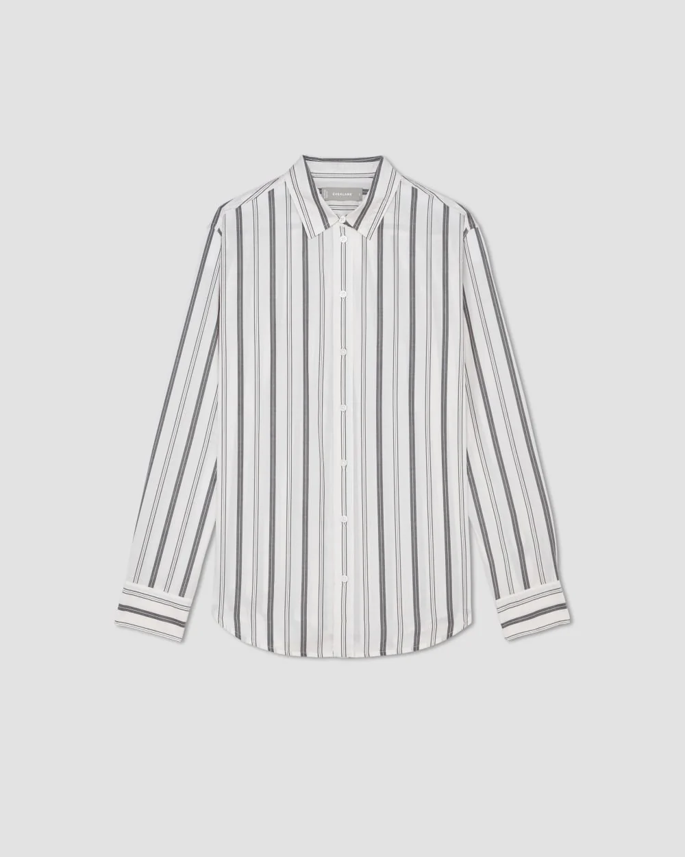 The Must-Have Shirt in Silky Cotton | Bone / Black - Image 2