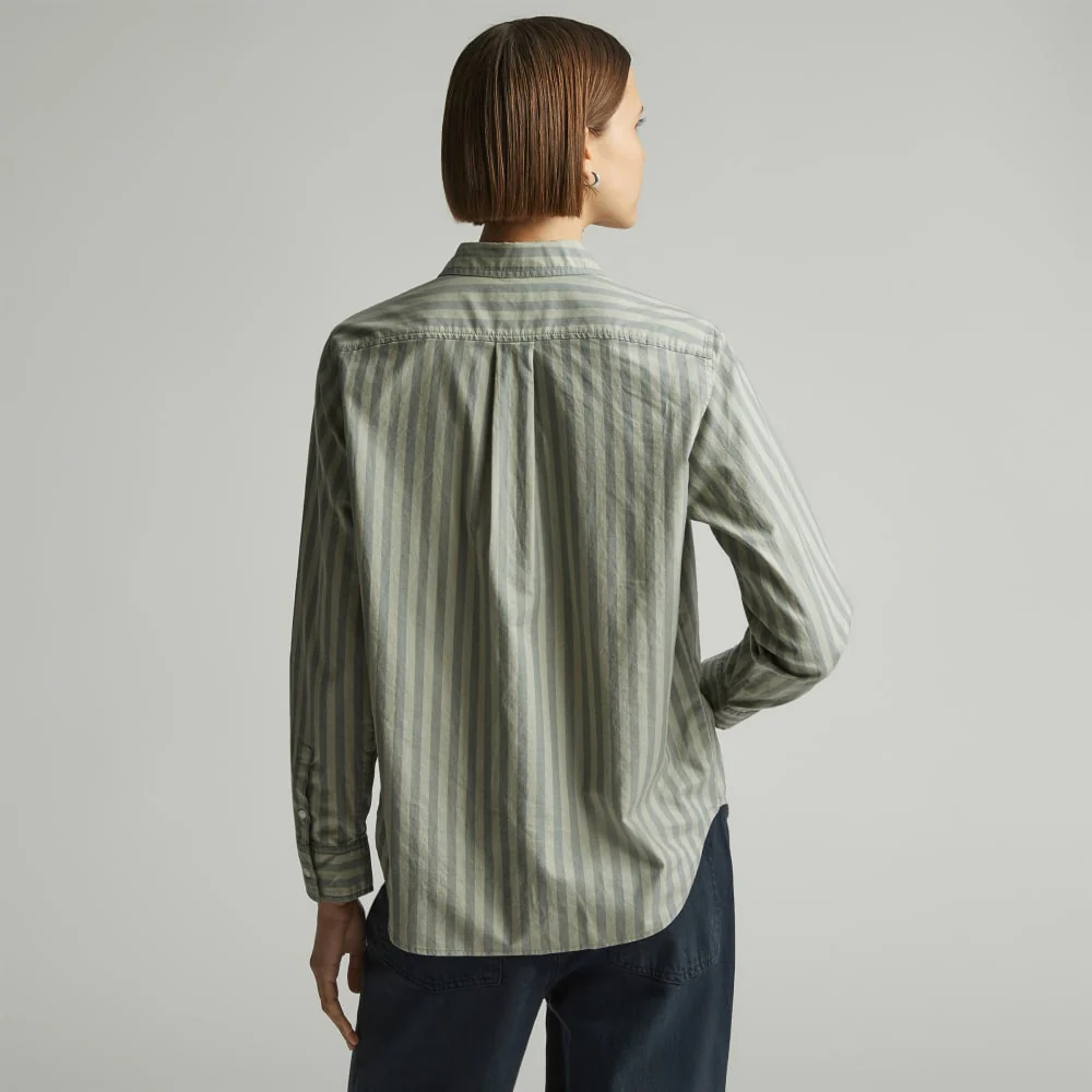 The Must-Have Shirt in Silky Cotton | Green Balsam / Seagrass - Image 3