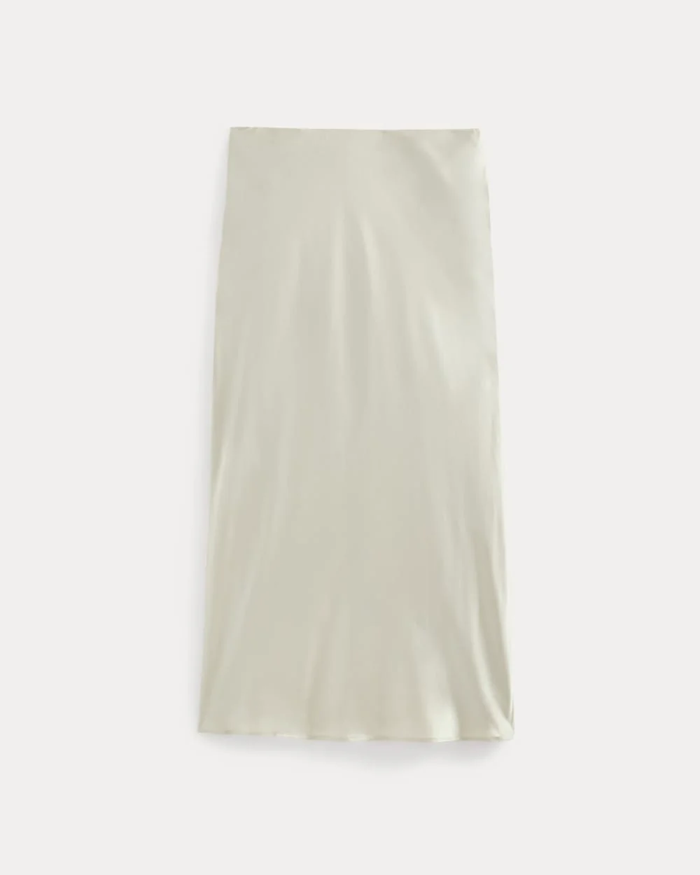 Slip Skirt in Silk Charmeuse | Peyote - Image 2