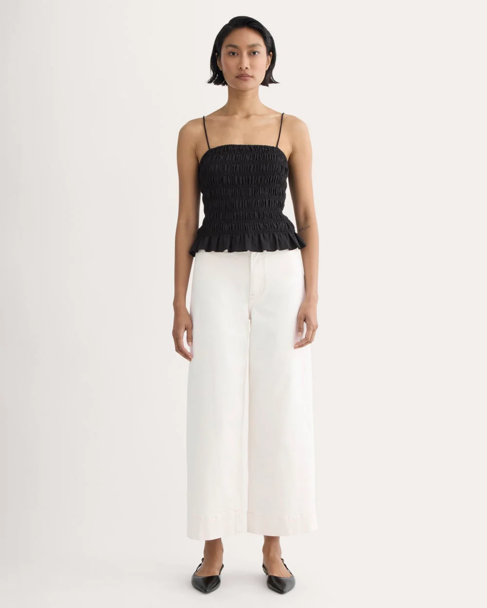 The Smocked Tank | Black - Image 3