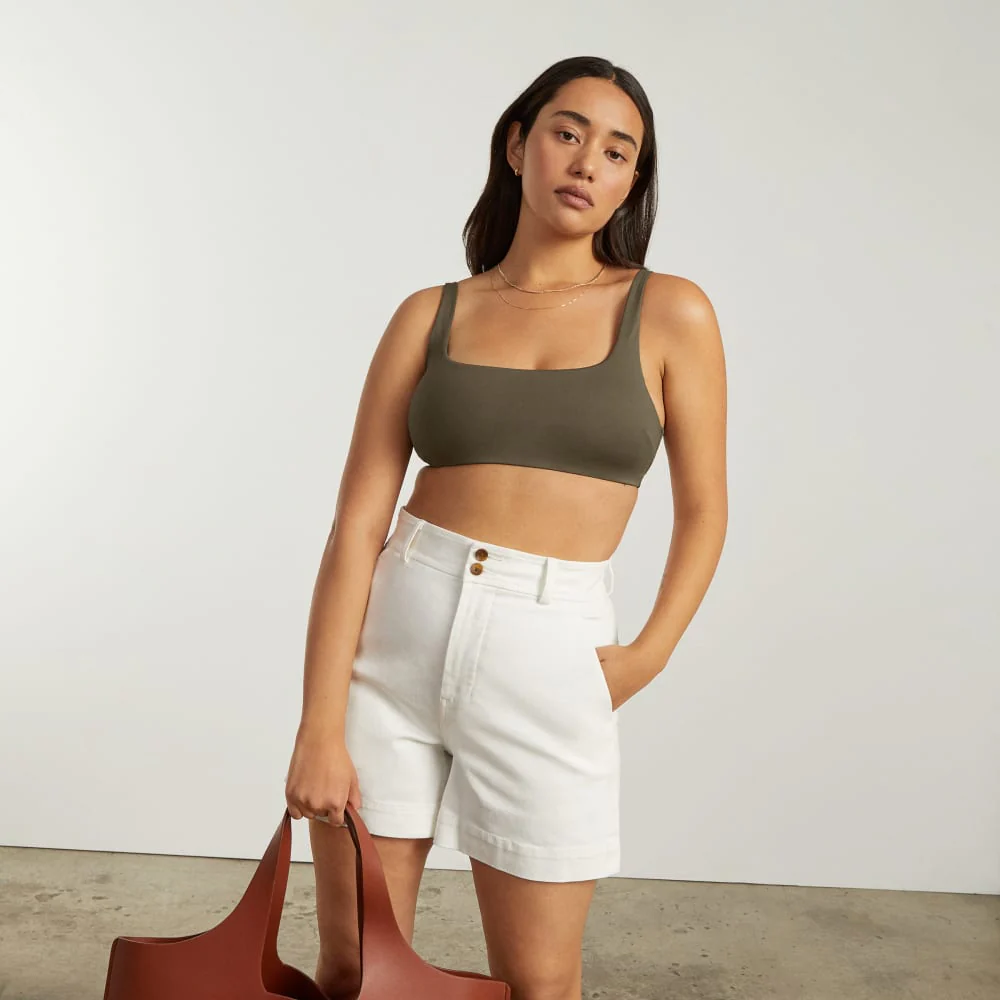 The Square-Neck Bikini Top | Beech - Image 12