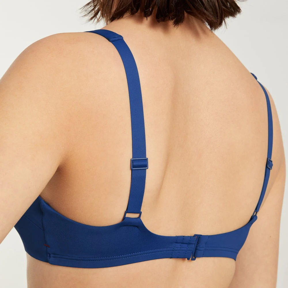 The Square-Neck Bikini Top | Blue Dusk - Image 8