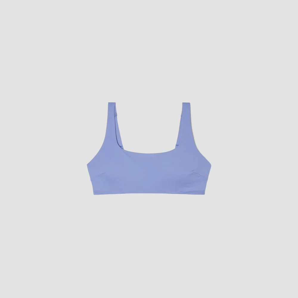 The Square-Neck Bikini Top | Cornflower Blue - Image 2