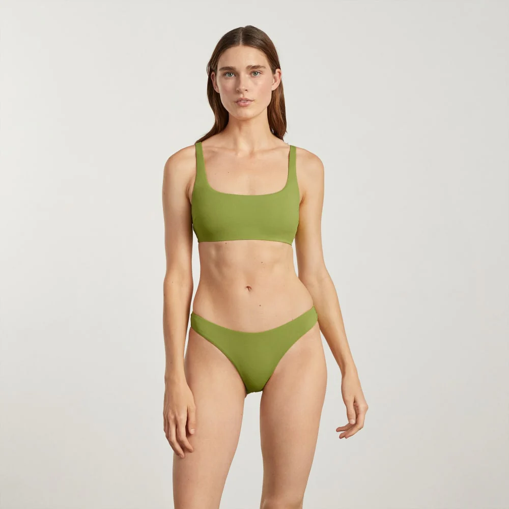 The Square-Neck Bikini Top | Pepper - Image 3