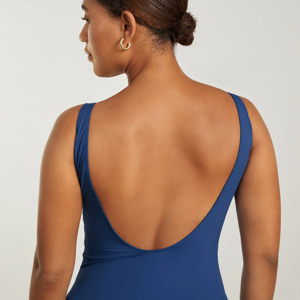The Square-Neck One-Piece | Blue Dusk - Image 4