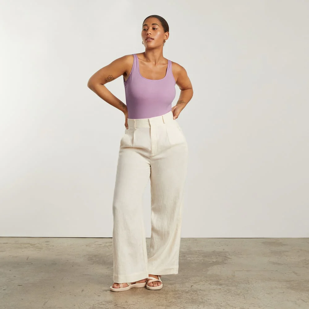 The Square-Neck One-Piece | Lilac - Image 4