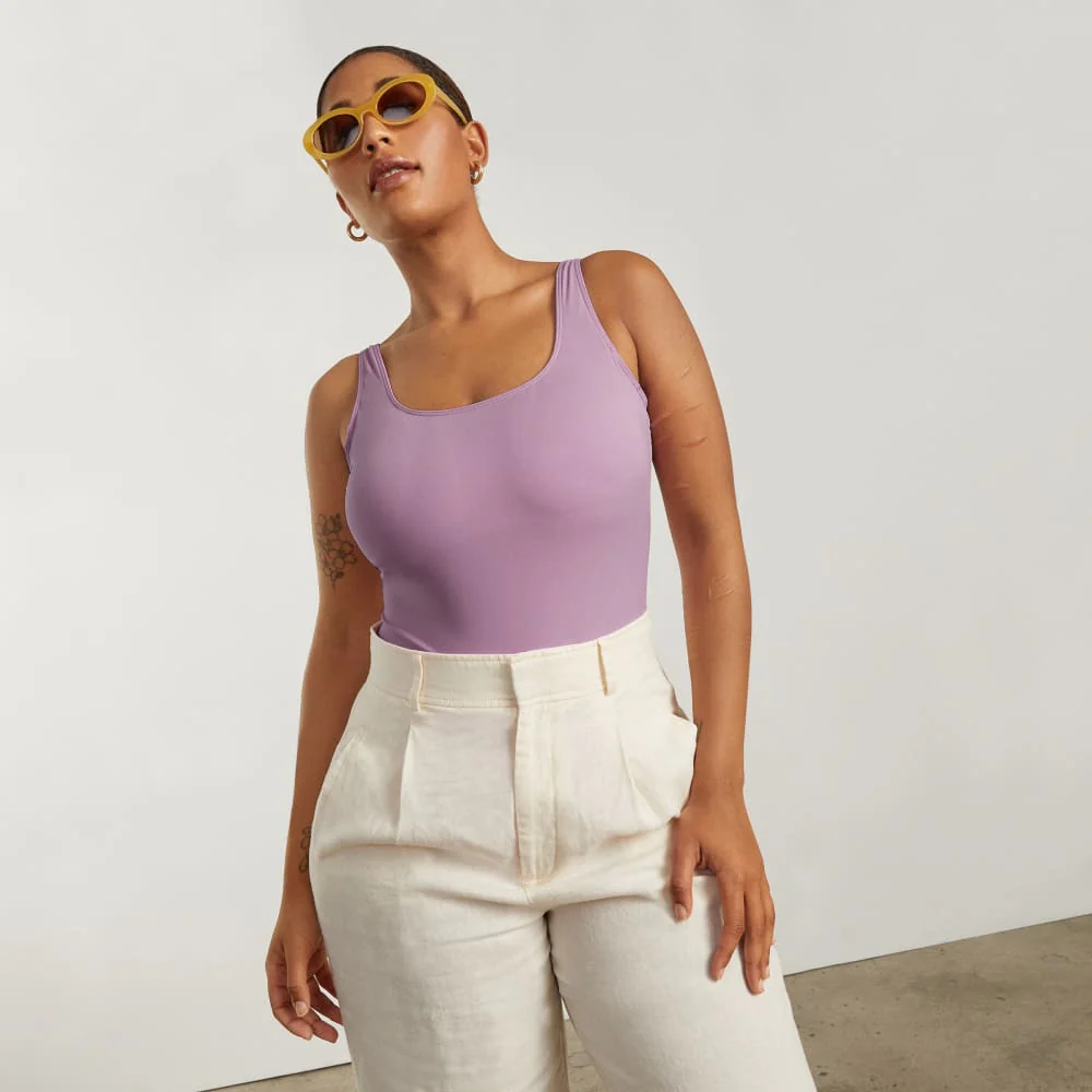 The Square-Neck One-Piece | Lilac - Image 5