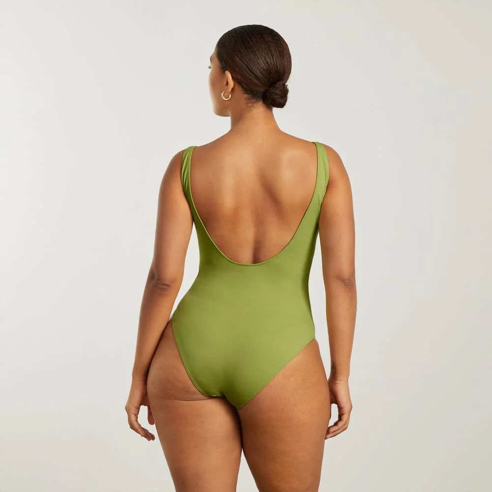 The Square-Neck One-Piece | Pepper - Image 2