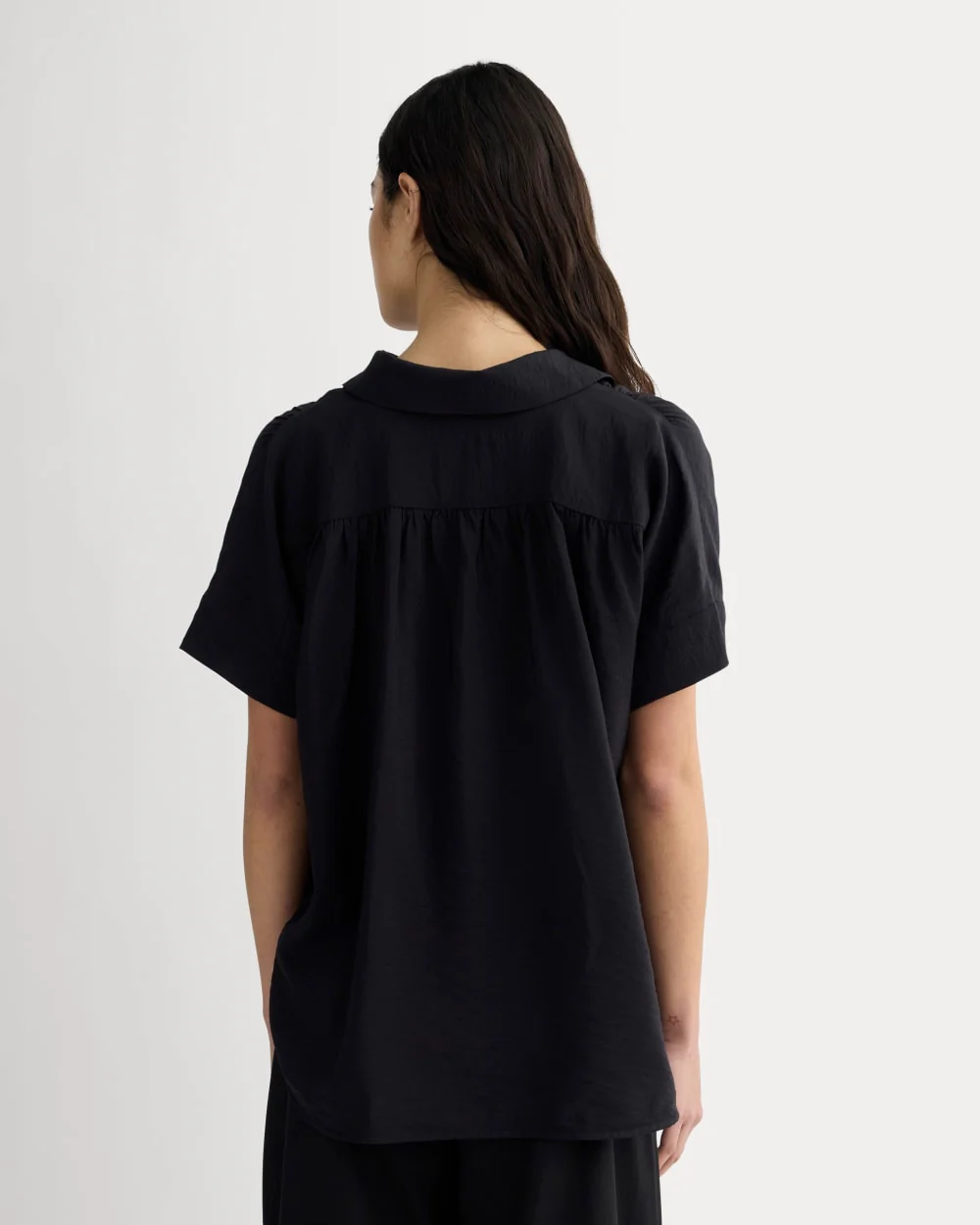 The Square Shirt in SoftLuxe | Black - Image 5