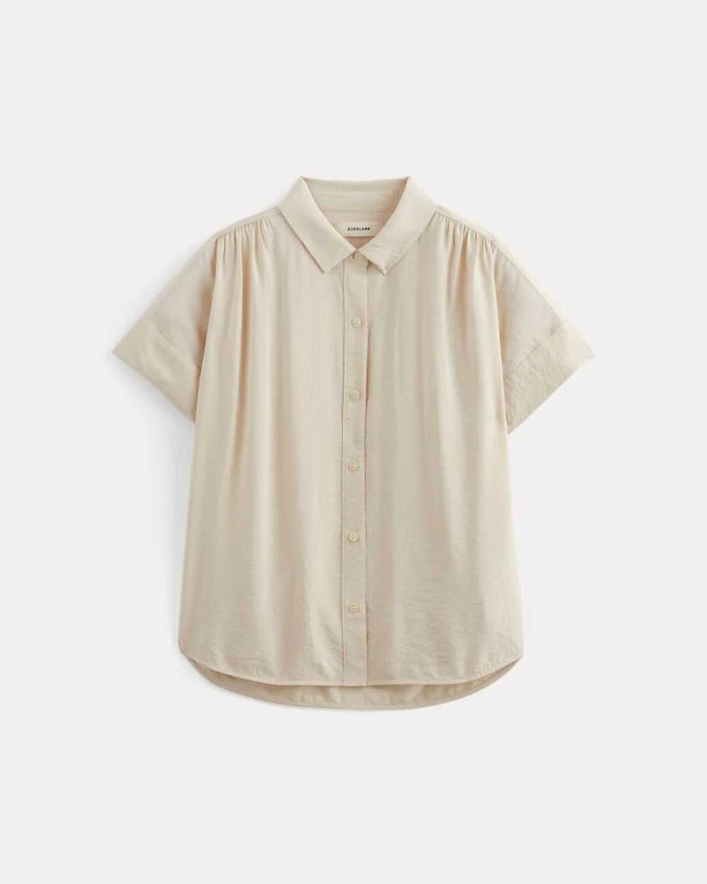 The Square Shirt in SoftLuxe | Sandshell - Image 2
