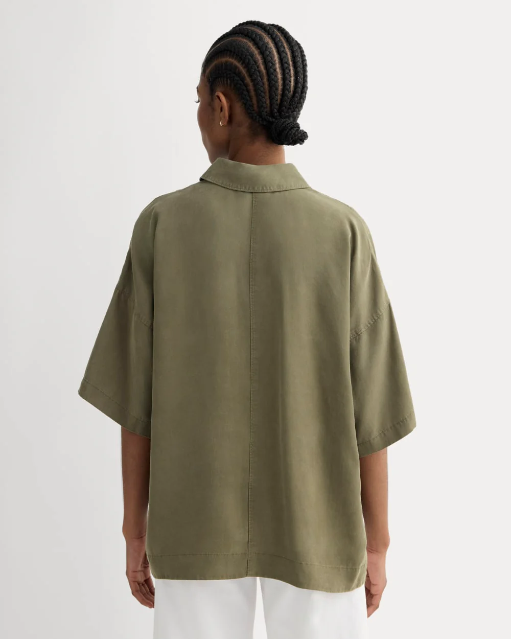 The Short-Sleeve Square Shirt in Butterlite | Kalamata - Image 5