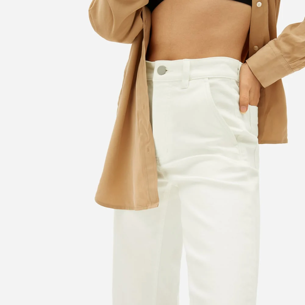 The Straight-Leg Crop | Bone | Regular - Image 7