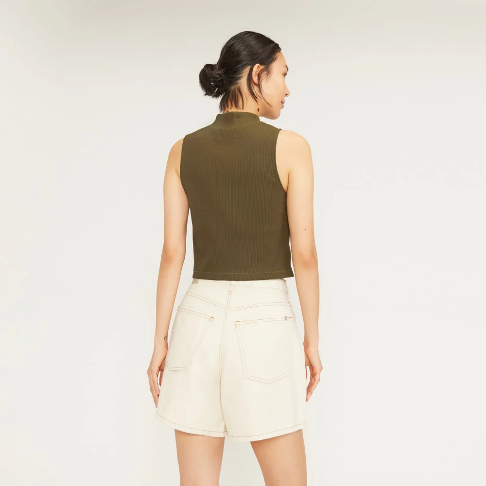 The Ribbed Mockneck Tank | Beech - Image 3
