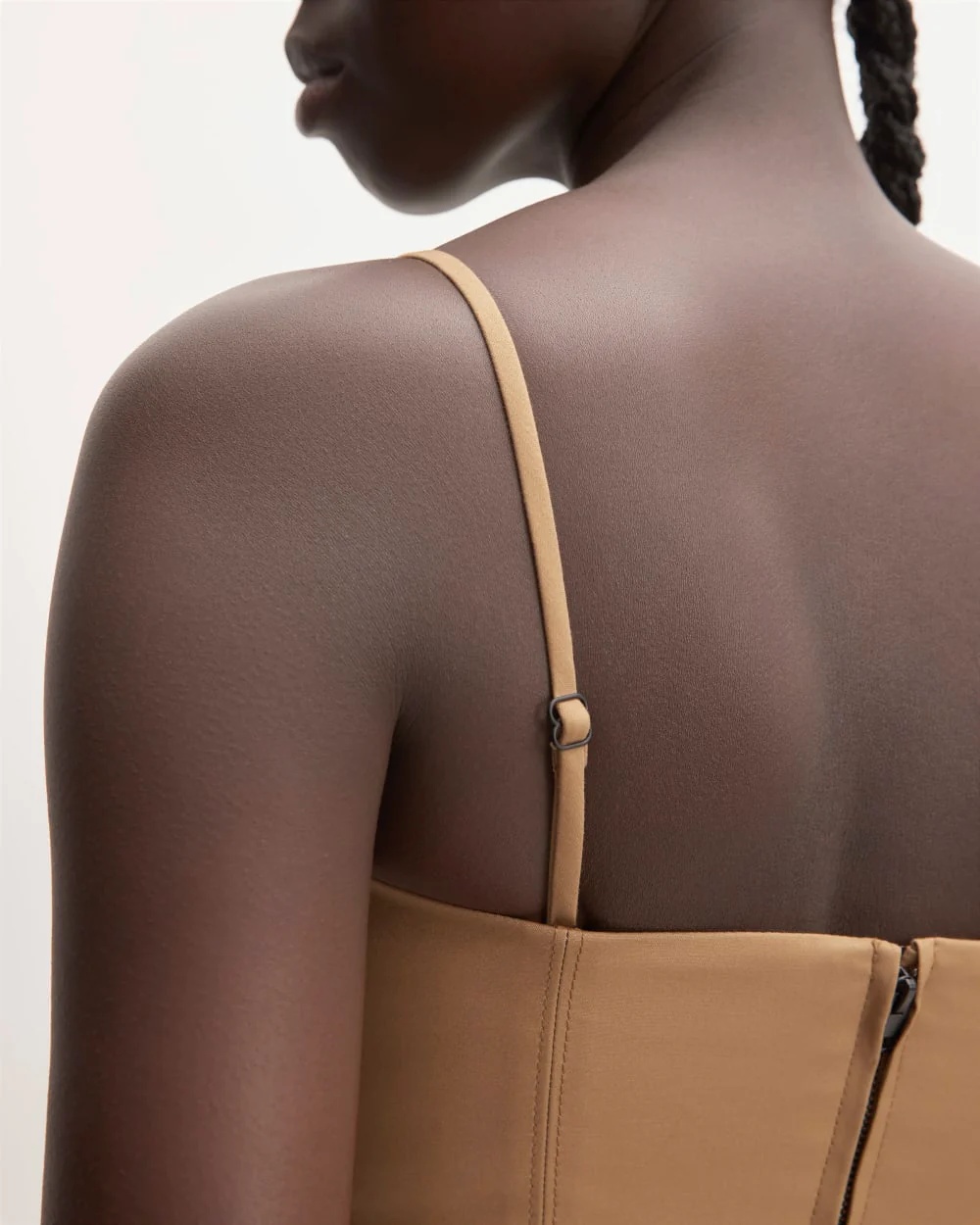 The Structured Cotton Bustier | Toasted Coconut - Image 5