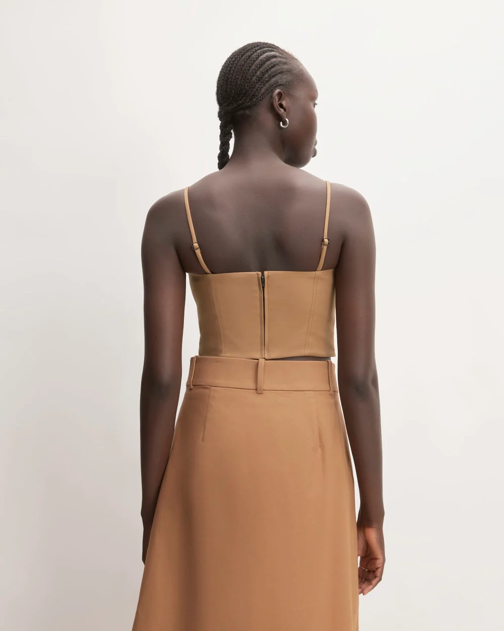 The Structured Cotton Bustier | Toasted Coconut - Image 6