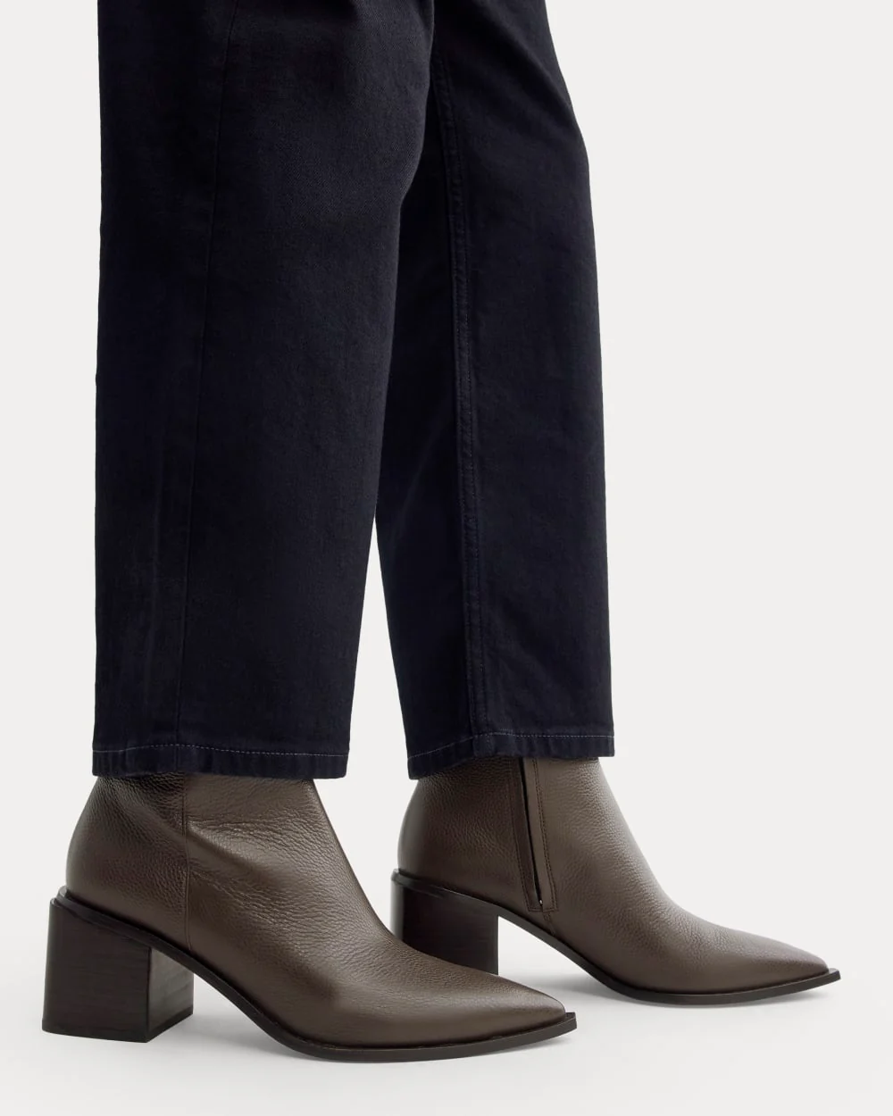 Studio Block Heel Boot | Brown - Image 6