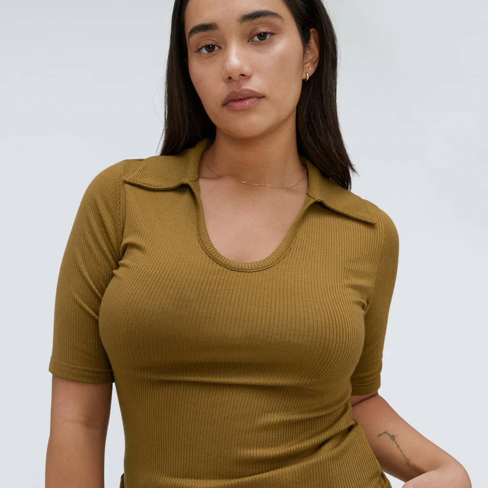 The Super-Soft Short Sleeve Polo | Tapenade - Image 4