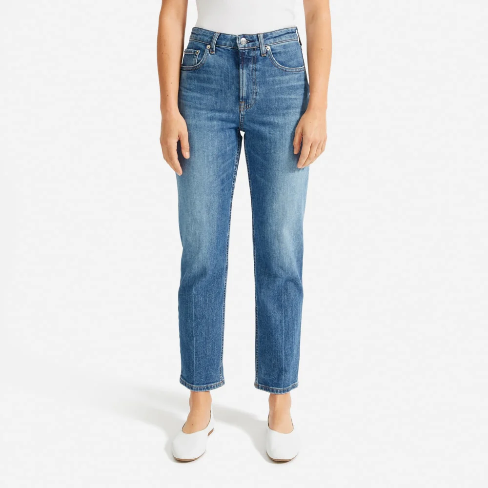 The Super-Straight Jean | Medium Blue Wash | Ankle - Image 10