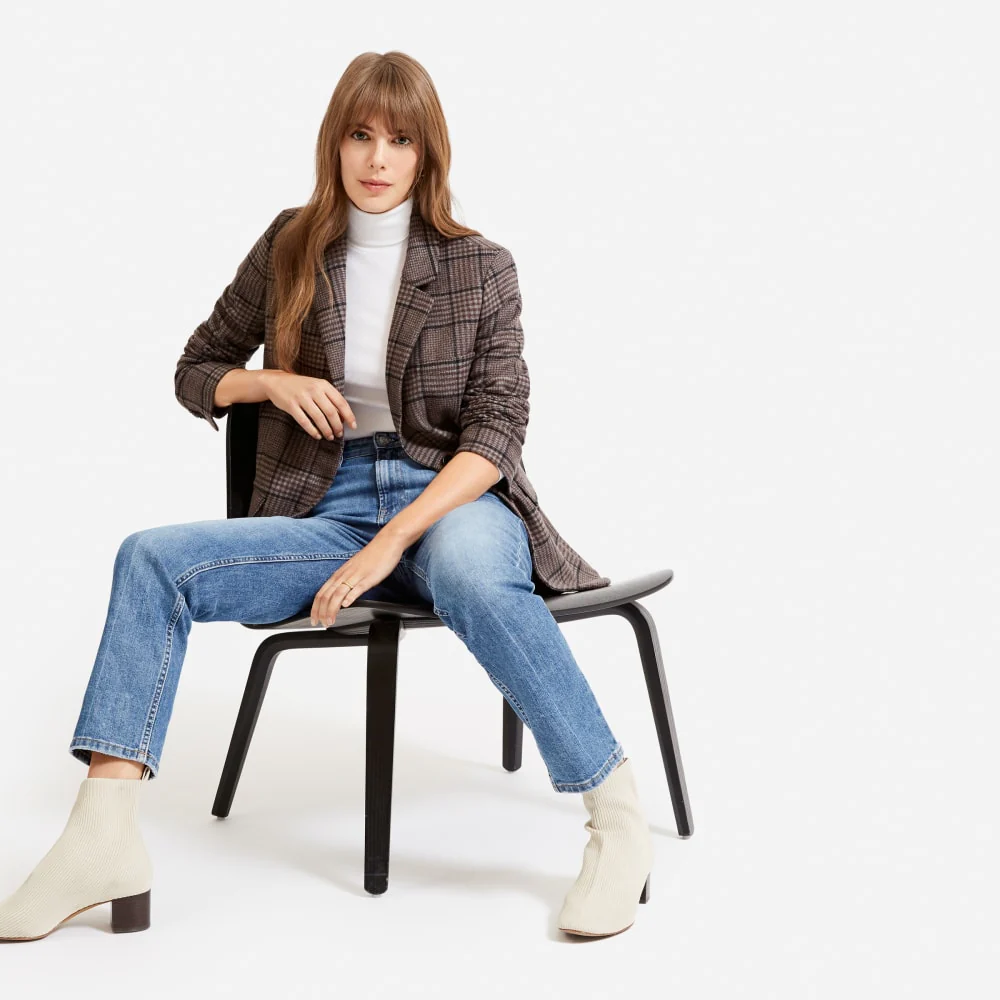 The Super-Straight Jean | Medium Blue Wash | Ankle - Image 14