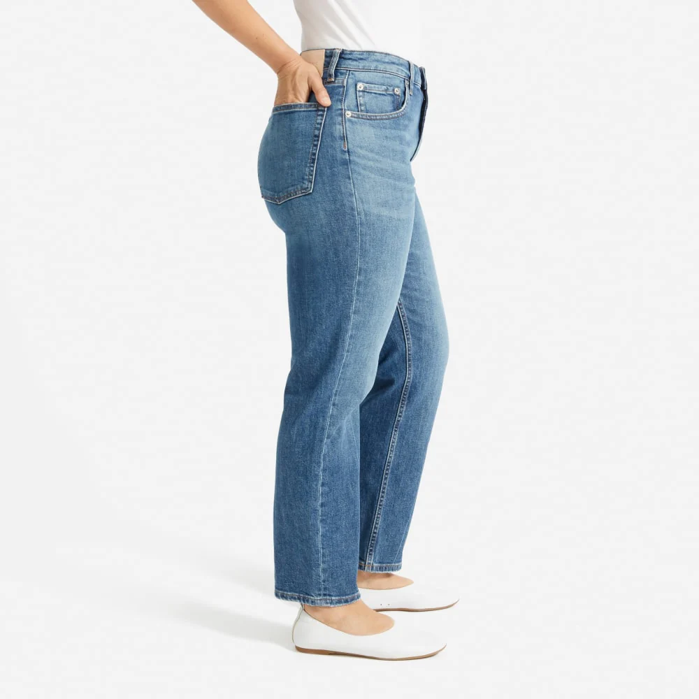 The Super-Straight Jean | Medium Blue Wash | Regular - Image 5