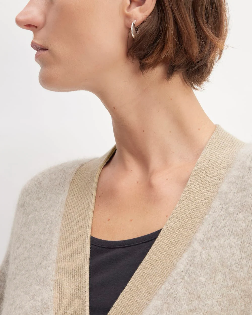The SuperFuzz Alpaca Cardigan | Light Oat - Image 4