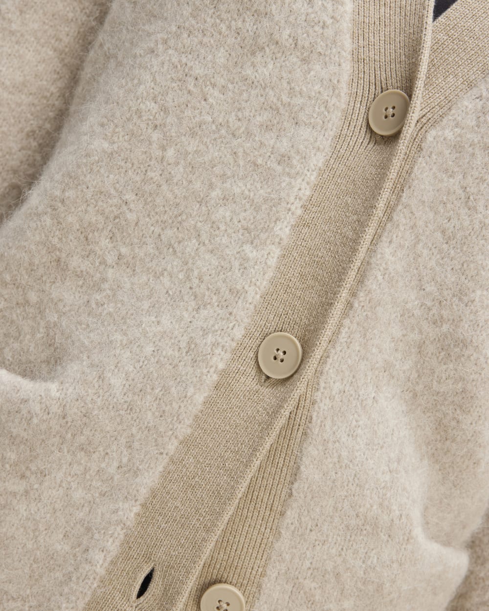 The SuperFuzz Alpaca Cardigan | Light Oat - Image 5
