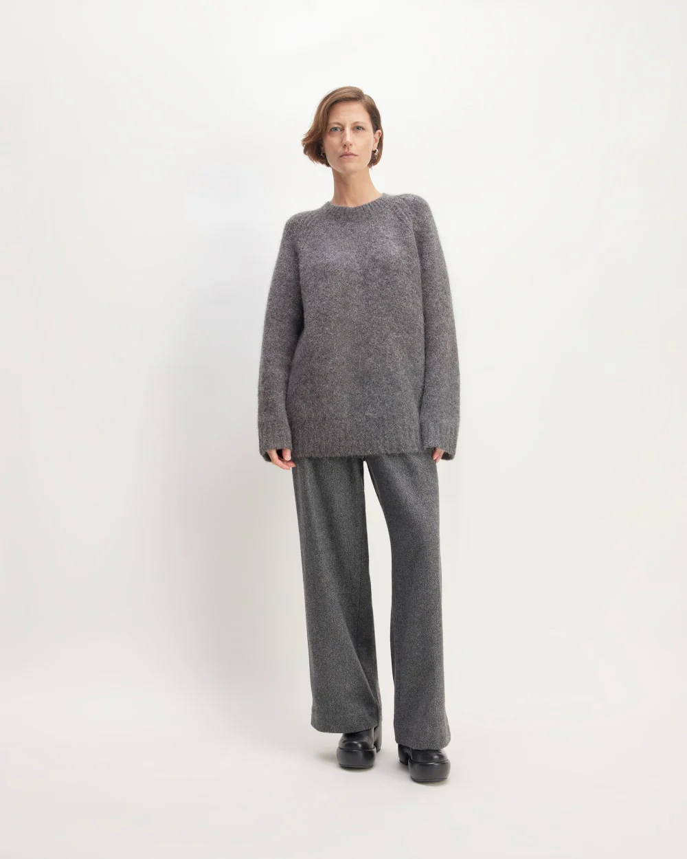 The SuperFuzz Alpaca Crew | Dark Charcoal - Image 3