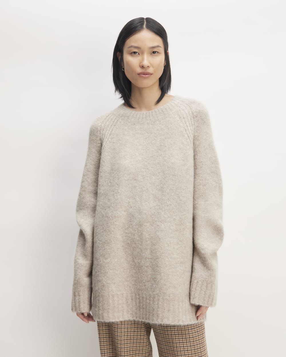 The SuperFuzz Alpaca Crew | Light Oat
