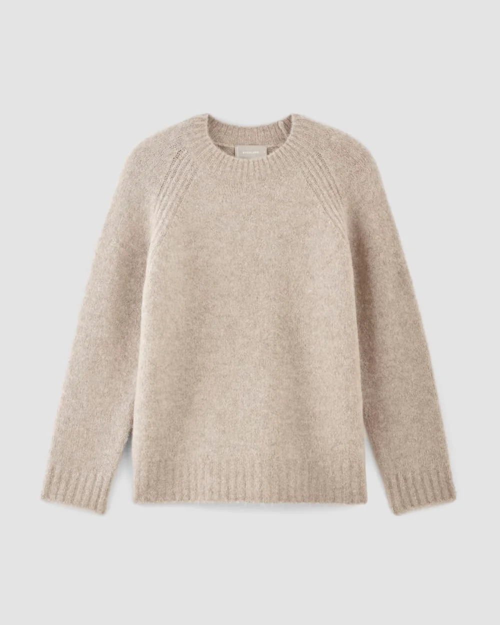 The SuperFuzz Alpaca Crew | Light Oat - Image 2
